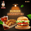 B3 1 Hamburger + Chicken Nuggets (6 Stück) + 1 Dose Cola 0,33l