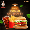 B1 1 Hamburger + Pommes frites + 1 Dose Cola 0,33l