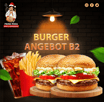 B2 2 Hamburger + Pommes frites + 1 Dose Cola 0,33l