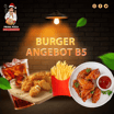 B5 Chicken Nuggets (6 Stück) + Chicken Wings (6 Stück) + Pommes frites + 1 Dose Cola 0,33l